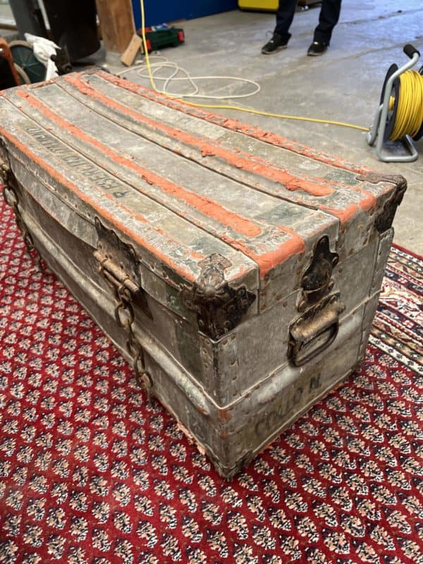 Alter Transportkoffer aus dem 1. Weltkrieg - Image 5