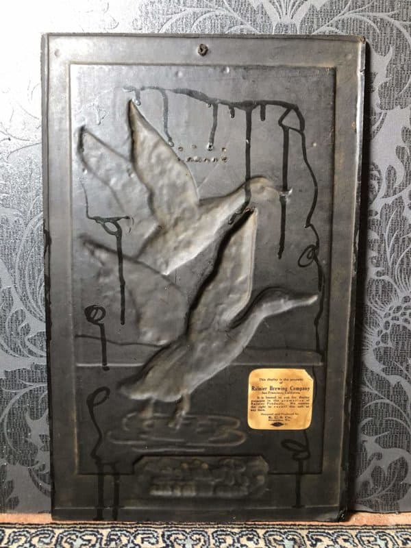 Blechschild Ente-3