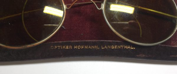 Antike Brille mit Brillenetui - Image 3