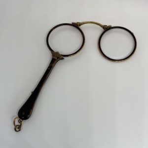 Antike Lorgnon Klappbrille 585er Gold