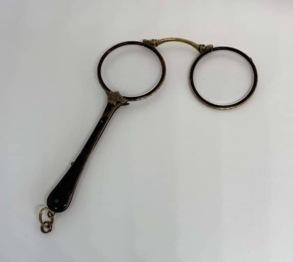 Antike Lorgnon Klappbrille 585er Gold