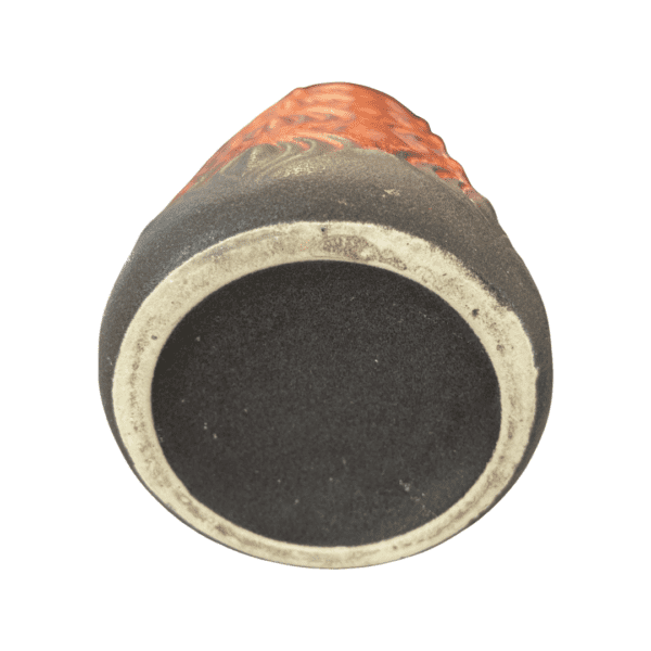 Mid Century Vase orange - Image 3