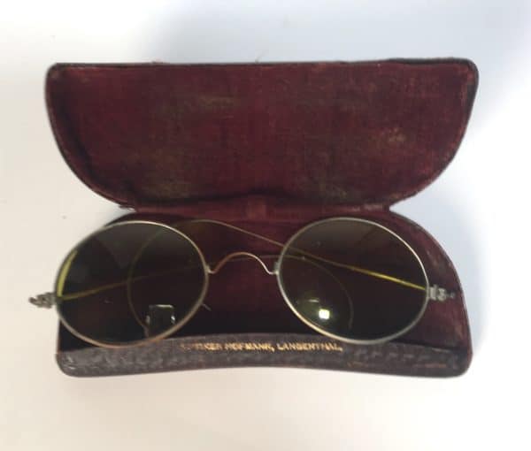 Antike Brille mit Brillenetui - Image 2