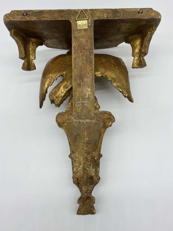 Antike Konsole, Adler aus Holz vergoldet - Image 3