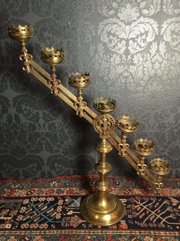 2 grosse Altar Kerzenständer - Image 2