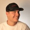 Baseball Cap Antik-Unique schwarz/rot - Limited Edition – Bild 3
