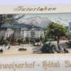 Werbeschild Imoglas Hotel Schweizerhof Interlaken um ca. 1920 - Image 2