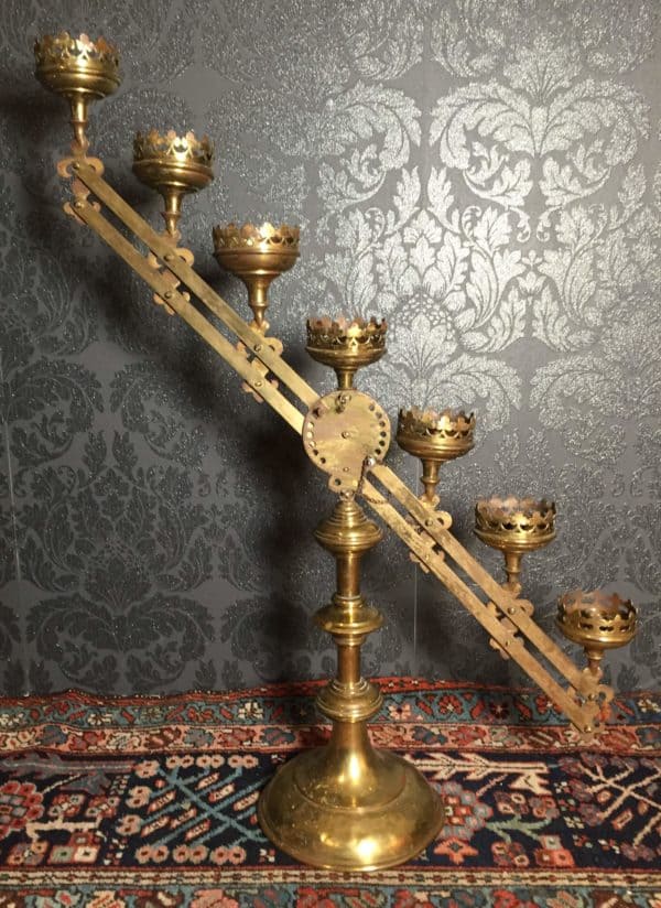 2 grosse Altar Kerzenständer - Image 5