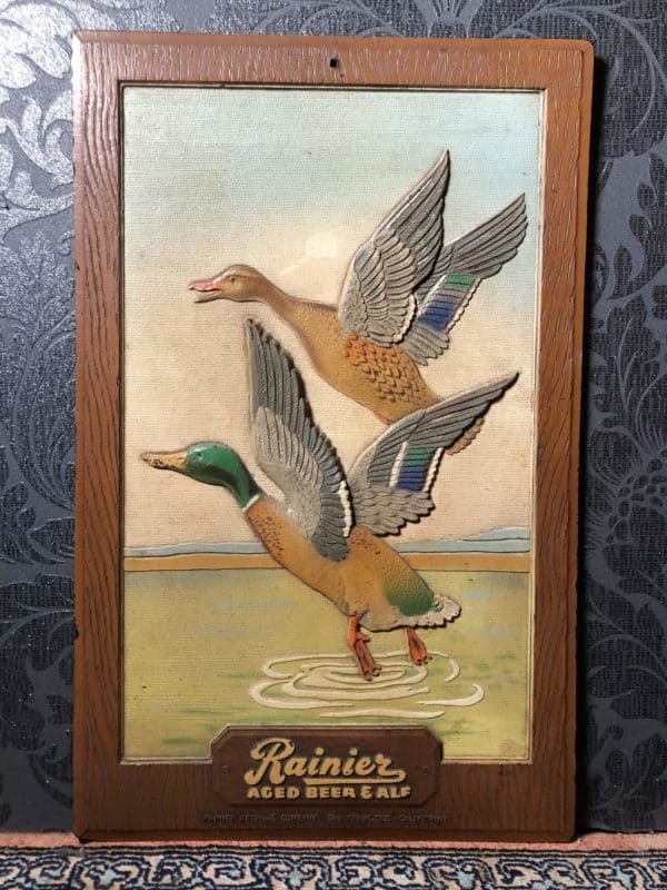 Blechschild Ente-2