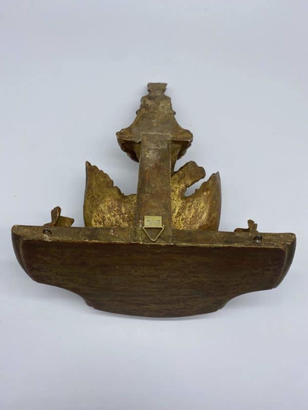 Antike Konsole, Adler aus Holz vergoldet - Image 5