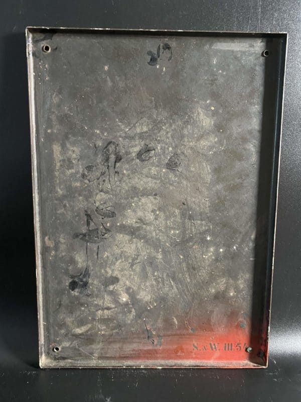 Altes Emailschild die Post Deutschland um 1950 - Image 3