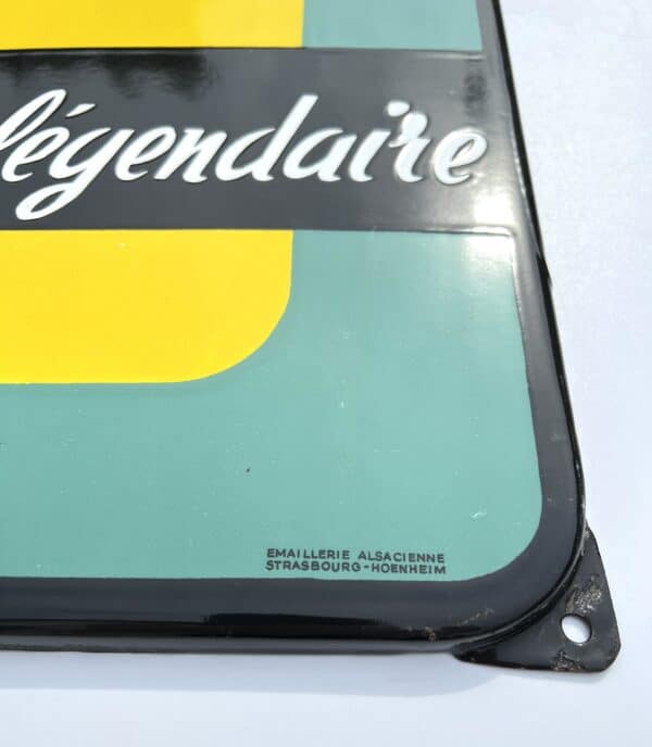 Altes Emailschild Le Bon Picard um 1950 - Image 3