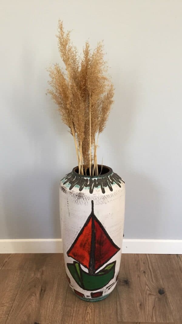 Mid Century Bodenvase "Schiff"