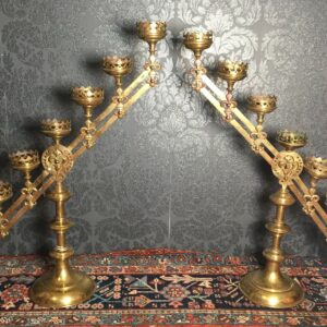 2 grosse Altar Kerzenständer