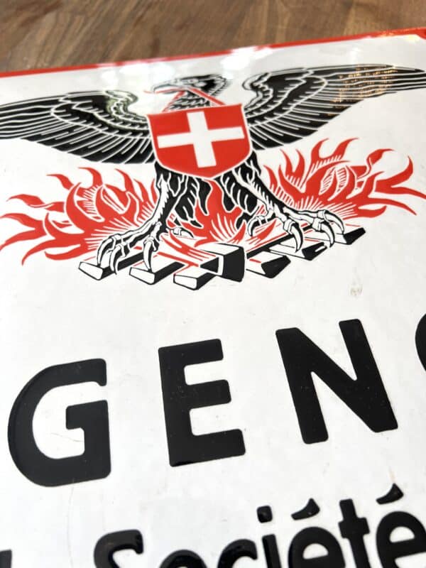 Die Mobiliar Bern altes Emailschild um 1930 - Image 2