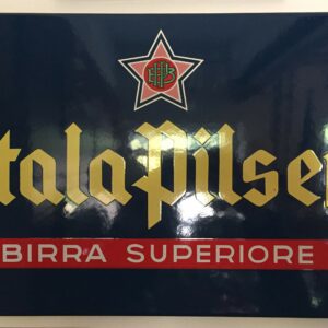 Altes Emailschild Itala Pilsen um 1950