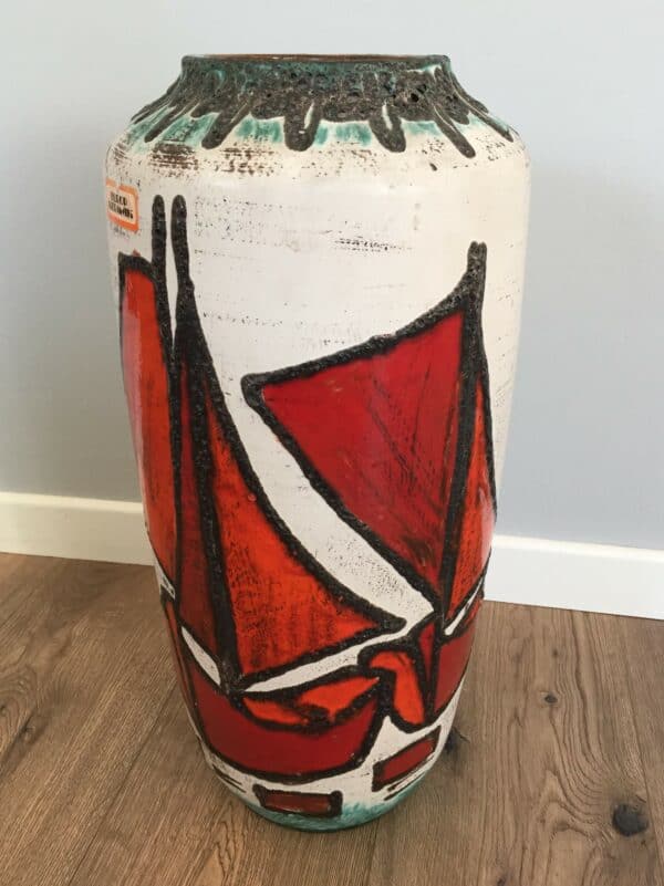 Mid Century Bodenvase "Schiff" – Bild 3
