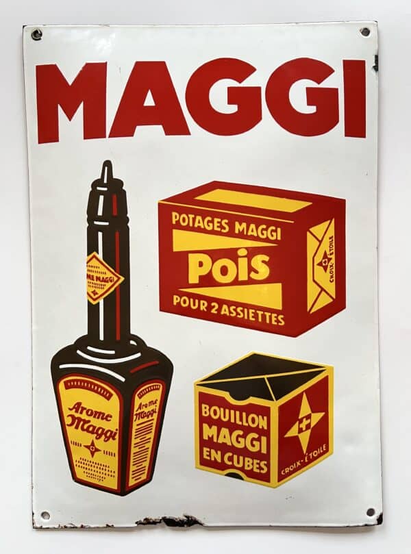 MAGGI Emailschild von Antik-Unique Nidau