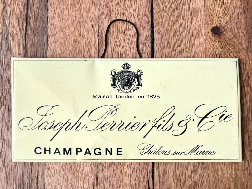 Blechschild Champagner Joseph Perrier 20x30cm - Lustiges Metallschild Décor