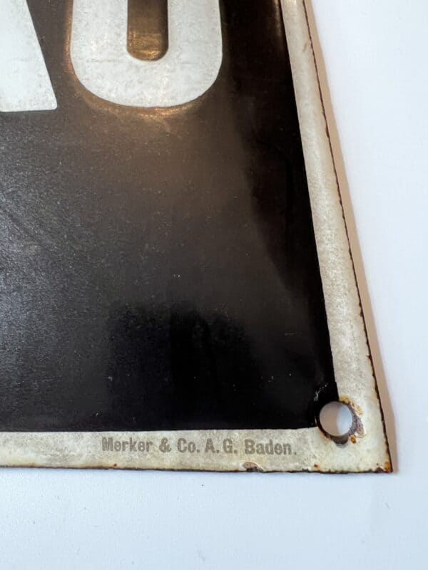 Felsenau Bier Bern altes Emailschild um 1930 - Image 3