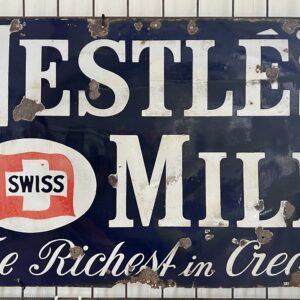 Nestlé Emailschild von Antik-Unique