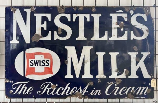 Nestlé Emailschild von Antik-Unique