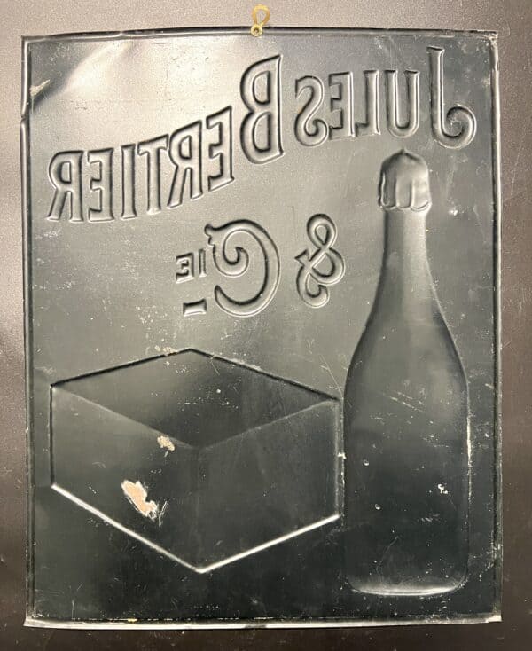Jules Bertier antikes Blechschild um 1920 - Image 2