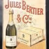 Jules Bertier antikes Blechschild um 1920