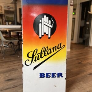 SULLANA Schweiz altes Emailschild um 1930