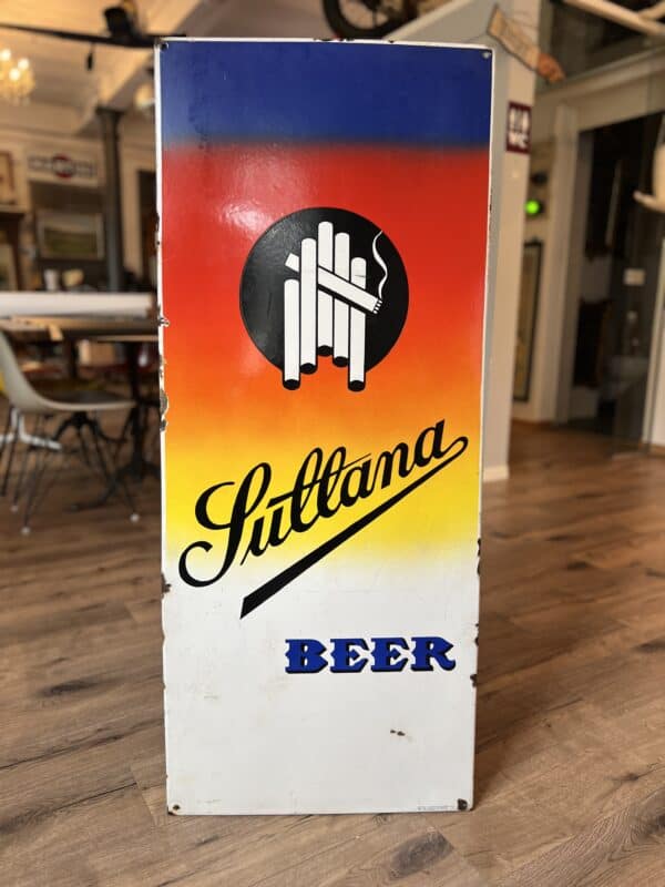 SULLANA Schweiz altes Emailschild um 1930