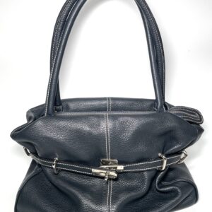 Buti Ledertasche in dunkelblau