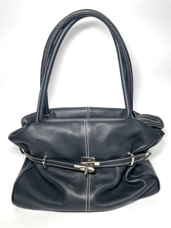 Buti Ledertasche in dunkelblau