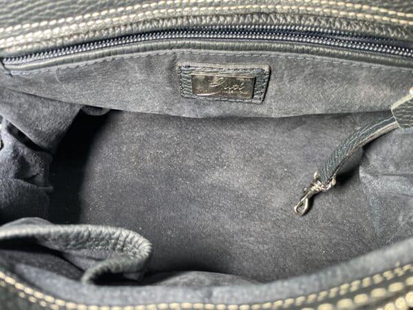Buti Ledertasche in dunkelblau - Image 6