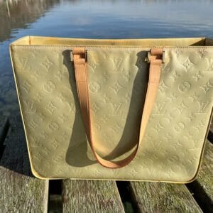 Original Louis Vuitton Houston Monogram Lackleder Handtasche