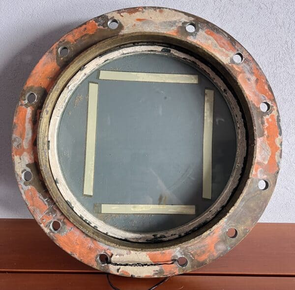 Bullauge gross antik Schiff Bronze - Image 3
