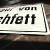 Emailschild Verkauf von 1A Kochfett um 1900 – Bild 2