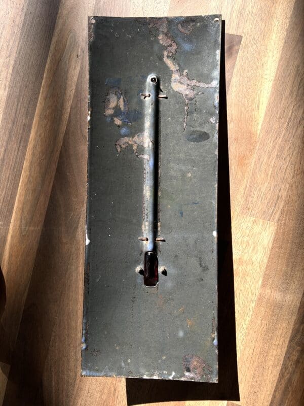 RIZ LA altes Emailschild mit Thermometer 1920 – Bild 5