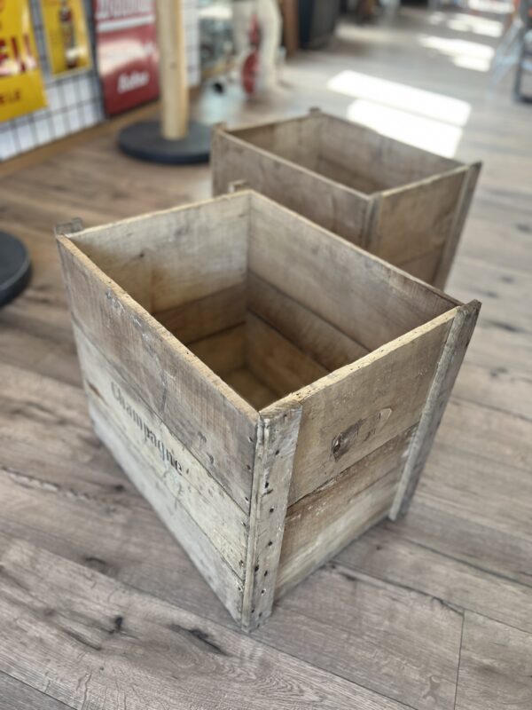 1 Holzkiste Champagner antik - Image 2