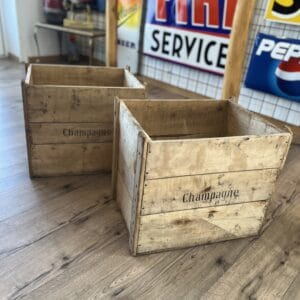 1 Holzkiste Champagner antik