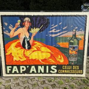 FAB' ANIS Originalplakat Signiert Henri Delval um 1930