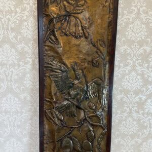 Jugendstil Relief Kakadu um 1900