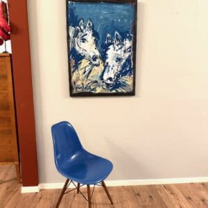 Gemälde Jimmy Locca "Chevaux aux Repas" 1993