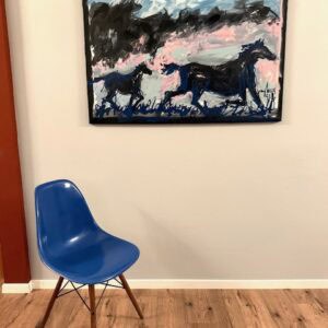 Jimmy Locca Gemälde "Chevaux et son Jockey" 1993