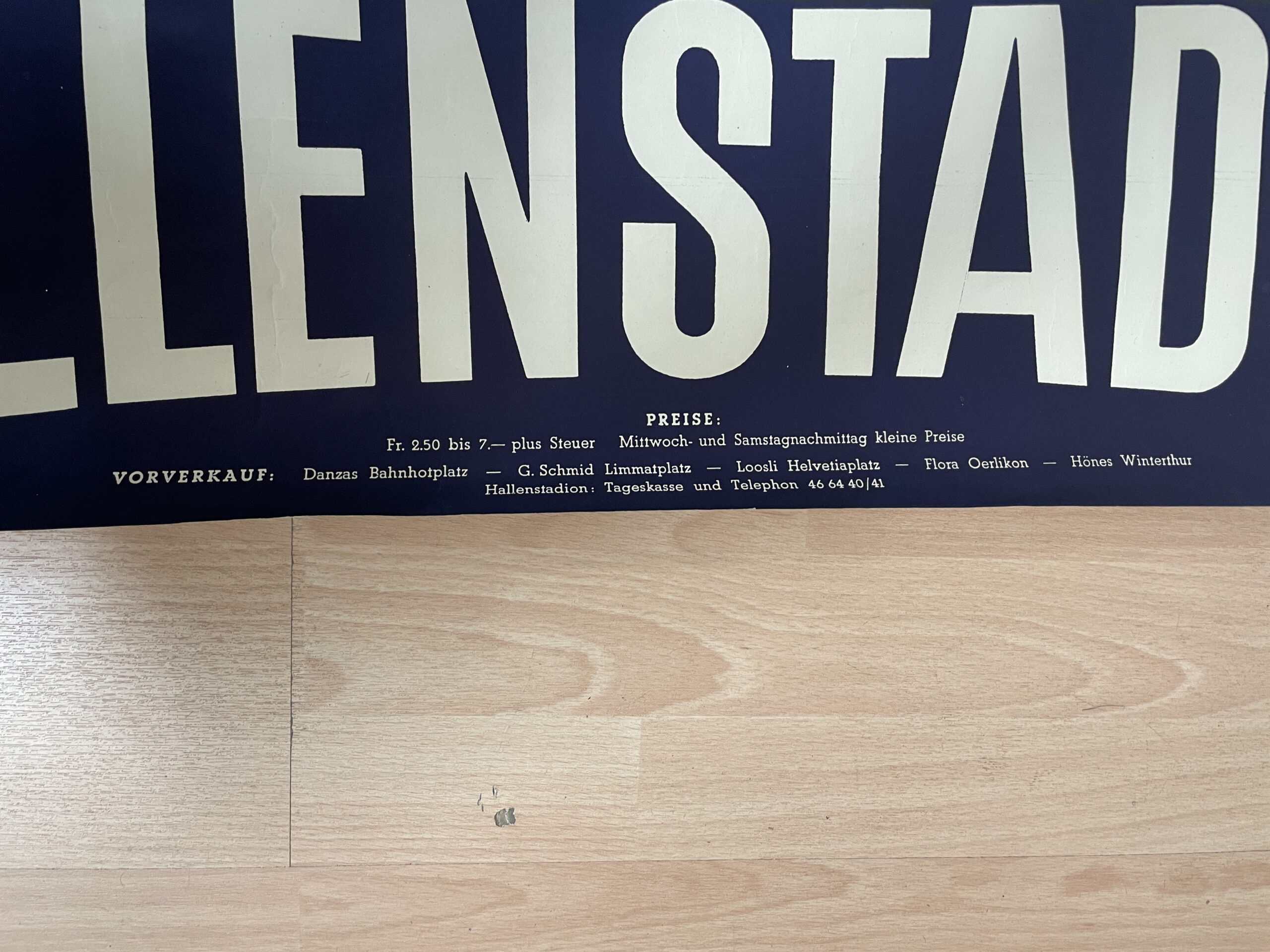 Zirkusplakat: Menschen Tiere Sensationen im Hallenstadion – Bild 2