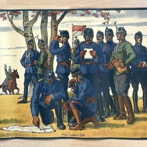 Plakat „Mobilisation 1914 – Lagebesprechung“