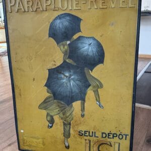 Parapluie Revel Blechschild von Cappiello 1922