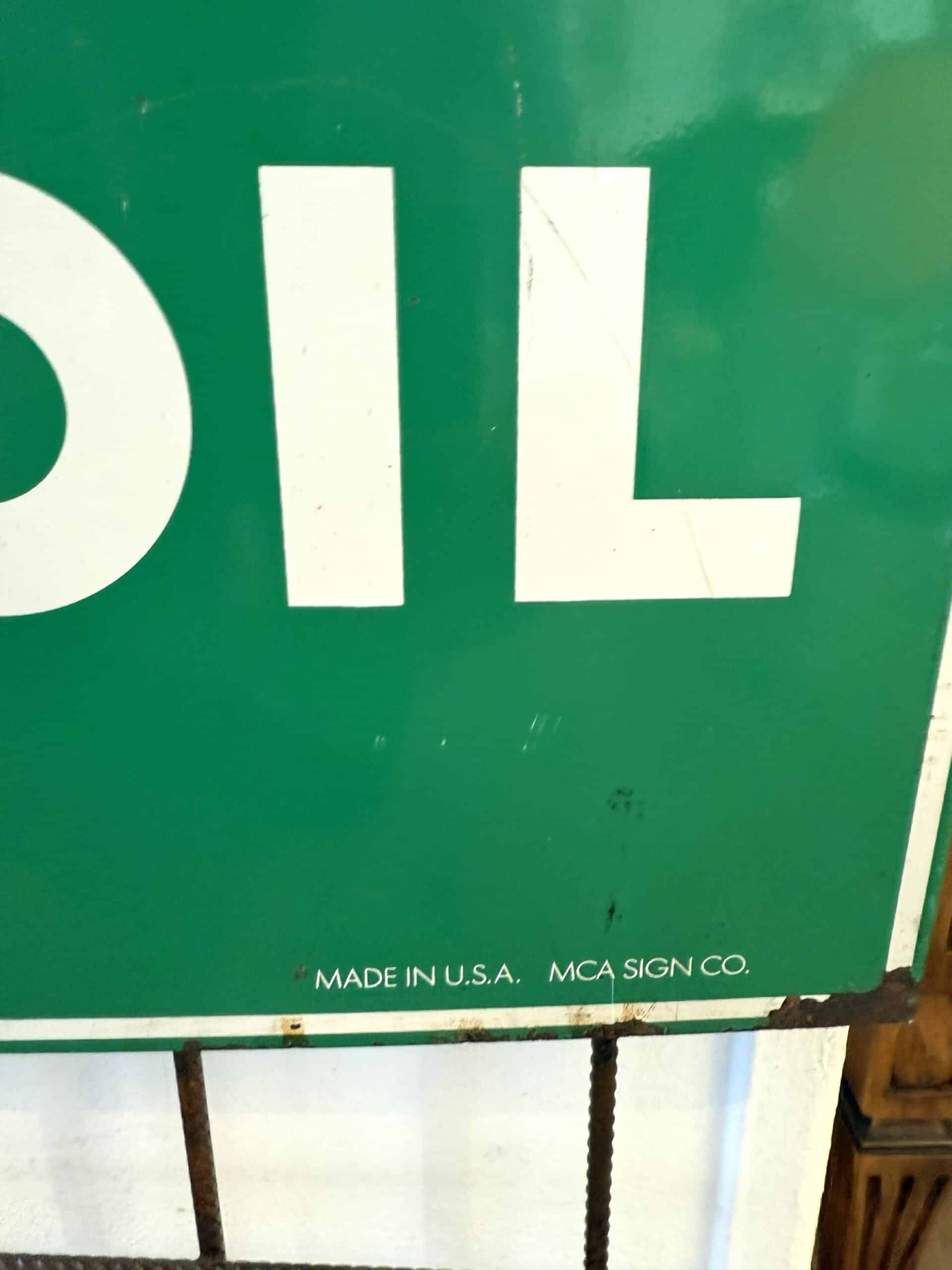 Quaker State grosses altes Blechschild USA – Bild 4