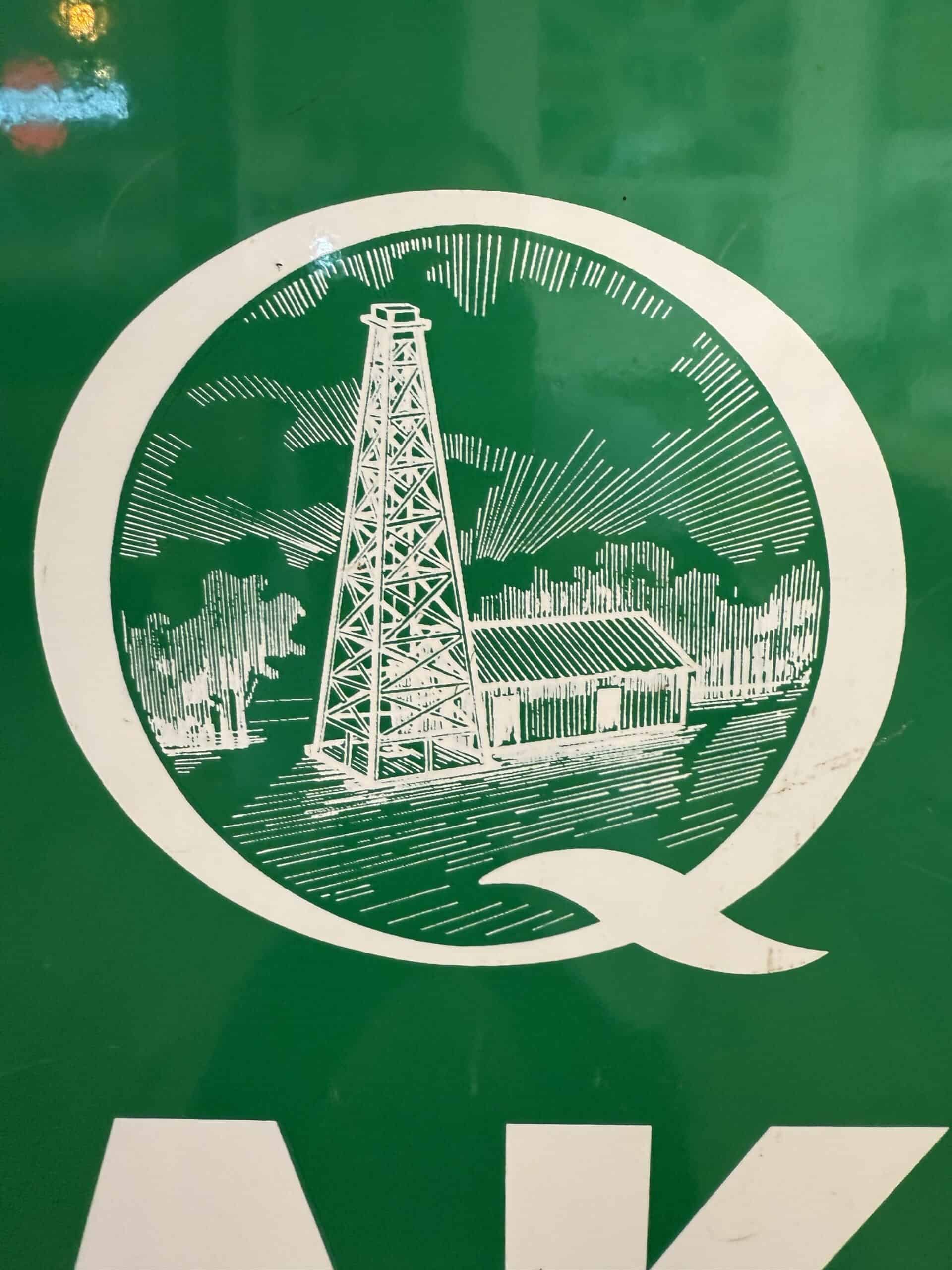 Quaker State grosses altes Blechschild USA – Bild 2