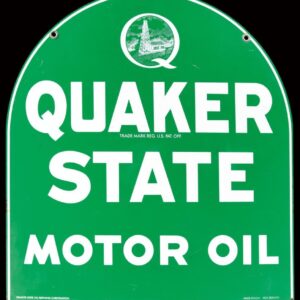 Quaker State grosses altes Blechschild USA