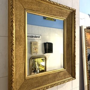 Spiegel antik vergoldet